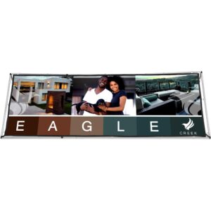 Alternative view of Fade Resistant A-Frame with Fabric Print 3m x 1m