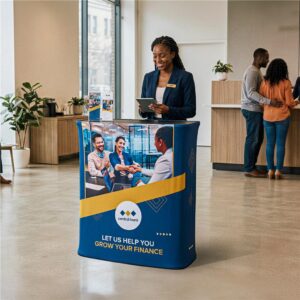 Alternative view of Pop-Up Hydraulic Fabric Counter