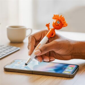 Alternative view of Altitude Moptopper Thumbs-Up Stylus Ball Pen & Screen Cleaner
