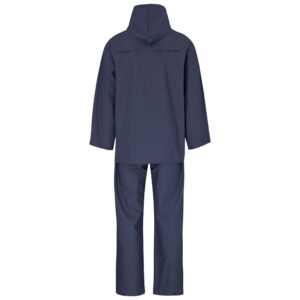Alternative view of Light Hurricane Rubberised Polyester/PVC Rainsuit - Navy
